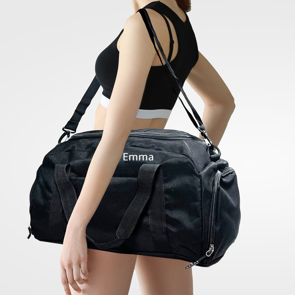 Personalized Training Bag for Women & Men Black