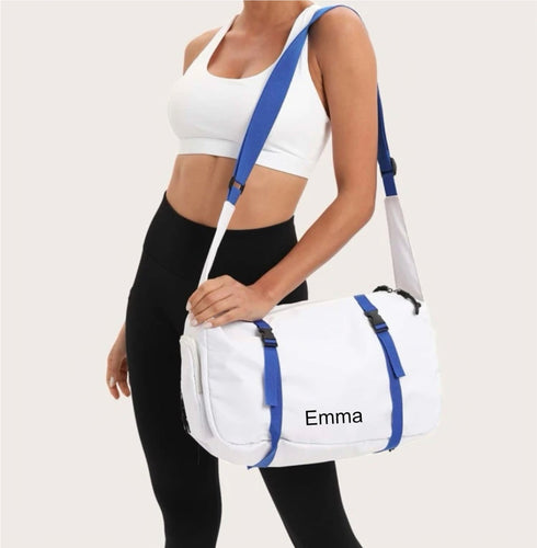 Personalized Gym Bag for Women, Small Fitness Workout Sports Duffle Bag